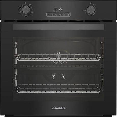 Blomberg Pyroclean Aero Chef Built In Single Oven - Black | ROEN8232BP - ELECT OVEN SINGLE & DBLE BUILT IN - Beattys of Loughrea