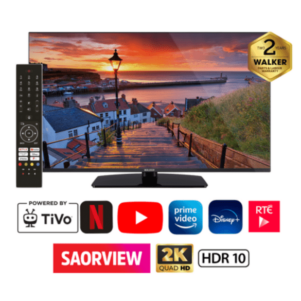 Walker WPS2K43241 43‑inch TiVo smart TV - TV 29" (73CM +) - Beattys of Loughrea