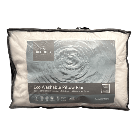 The Fine Bedding Company Eco Washable Pillow 2pk - PILLOWS - Beattys of Loughrea