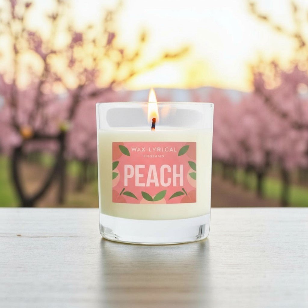 Wax Lyrical Peach Candle – 190g - CANDLES - Beattys of Loughrea
