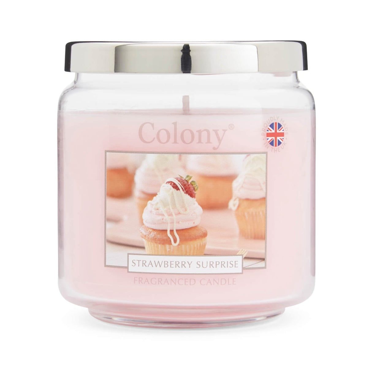 Colony Strawberry Surprise Medium Candle - CANDLES - Beattys of Loughrea