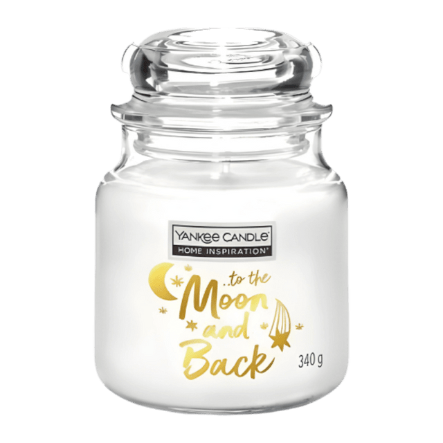 To the Moon and Back Home Inspiration Medium Yankee Candle 340g - CANDLES - Beattys of Loughrea
