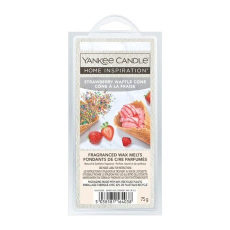 Strawberry Waffle Cone Home Inspirations Yankee Candle Wax Melts - POT POURRI/AROMATHERAPY/OILS/DIFFUSER - Beattys of Loughrea