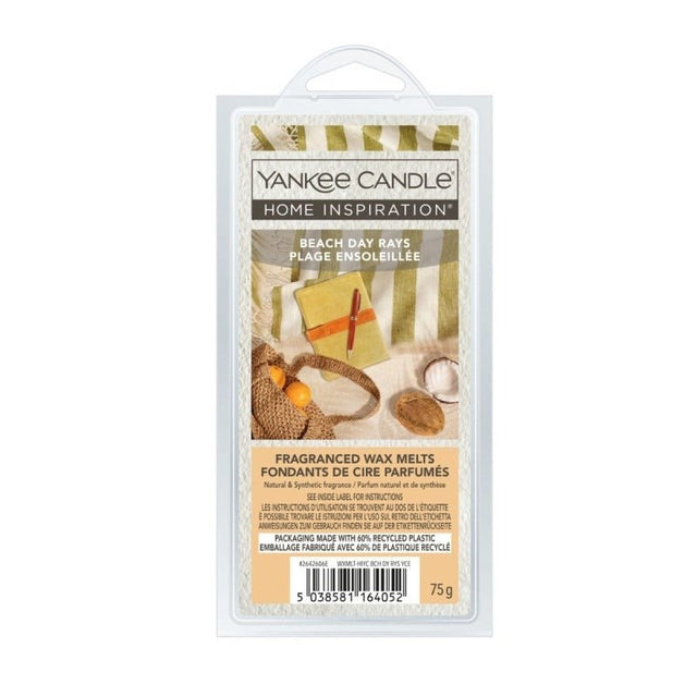 Beach Day Rays Home Inspirations Yankee Candle Wax Melts - POT POURRI/AROMATHERAPY/OILS/DIFFUSER - Beattys of Loughrea