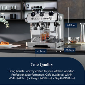 De'Longhi La Specialista Maestro EC9885.M Stainless Steel Manual Bean to Cup Espresso Machine