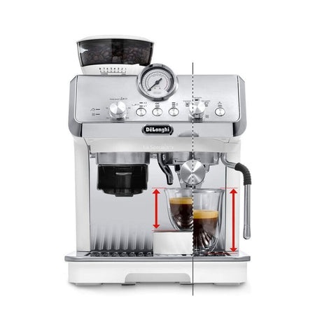 Delonghi La Specialista Arte Manual Bean to Cup Coffee Machine - White | EC9155.W - COFFEE MAKERS / ACCESSORIES - Beattys of Loughrea