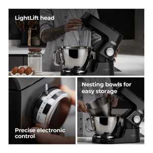 Kenwood Titanium Chef Baker Mixer (KVC85.004BK) - FOOD PROCESSORS - Beattys of Loughrea
