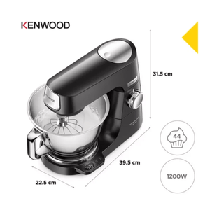 Kenwood Titanium Chef Baker Mixer (KVC85.004BK) - FOOD PROCESSORS - Beattys of Loughrea