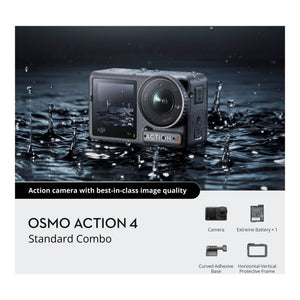 DJI Osmo Action 4 Action Camera, Standard Combo