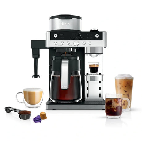 Ninja CFN802UK Prestige DualBrew filter and pod coffee machine. - COFFEE MAKERS / ACCESSORIES - Beattys of Loughrea