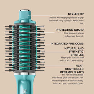 Shark HT302UKTL Juniper Teal Glossi 2-in-1 Hot Tool & Air Glosser