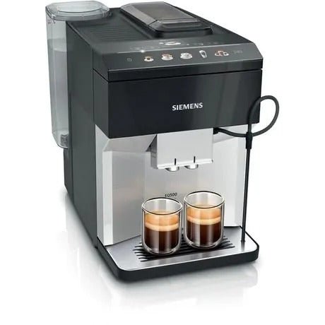 Siemens TP515GB1 Bean to Cup Coffee Machine – Black / Silver - COFFEE MAKERS / ACCESSORIES - Beattys of Loughrea