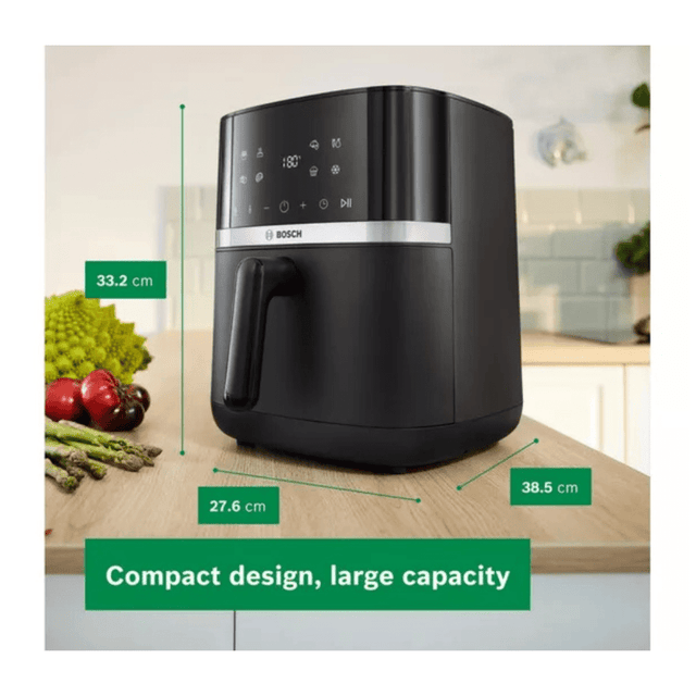 Bosch Series 4 6.1L Air Fryer Black | MAF462B0GB - AIR FRYER / DEEP FAT FRYERS - Beattys of Loughrea