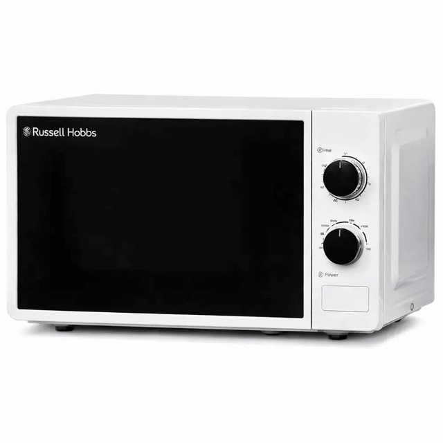Russell Hobbs 17 Litre 700W Manual Microwave - White | RHMM703 - MN - MICROWAVES - Beattys of Loughrea