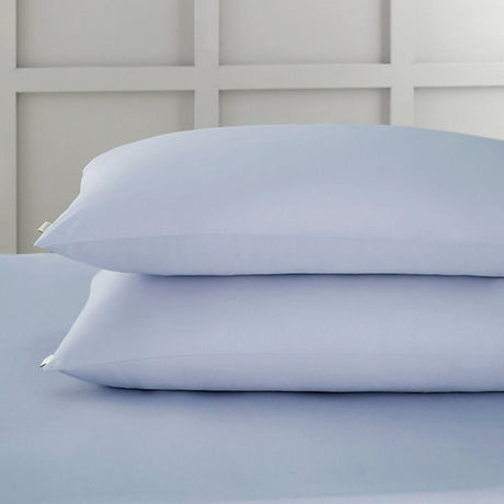 Bianca 400 Thread Count Cotton Sateen Standard Pillowcase Pair Blue - PILLOW CASES - Beattys of Loughrea