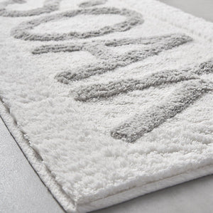 Catherine Lansfield Soak Bath Mat White - BATH MATS/SETS - Beattys of Loughrea
