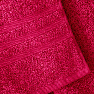 Catherine Lansfield Zero Twist Cotton 50 x 85cm Hand Towel Hot Pink