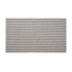 Catherine Lansfield Rice Weave Stripe Cotton 100 x 150cm Bath Sheet Grey - TOWELS FACECLOTHS - Beattys of Loughrea