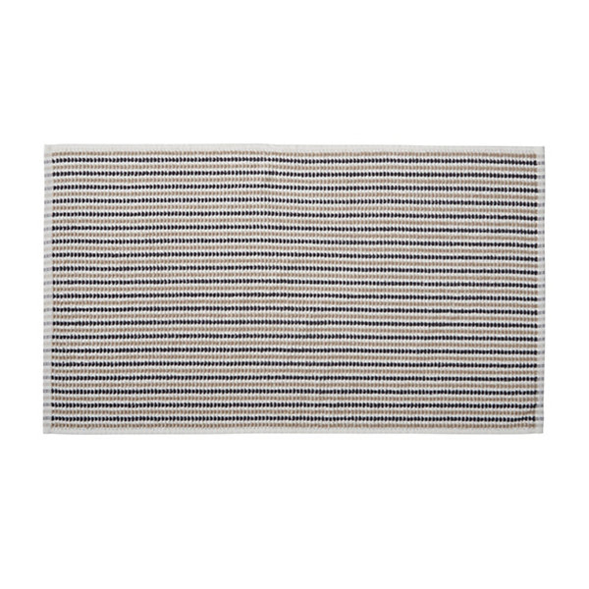 Catherine Lansfield Rice Weave Stripe 70 x 127cm Bath Towel Grey