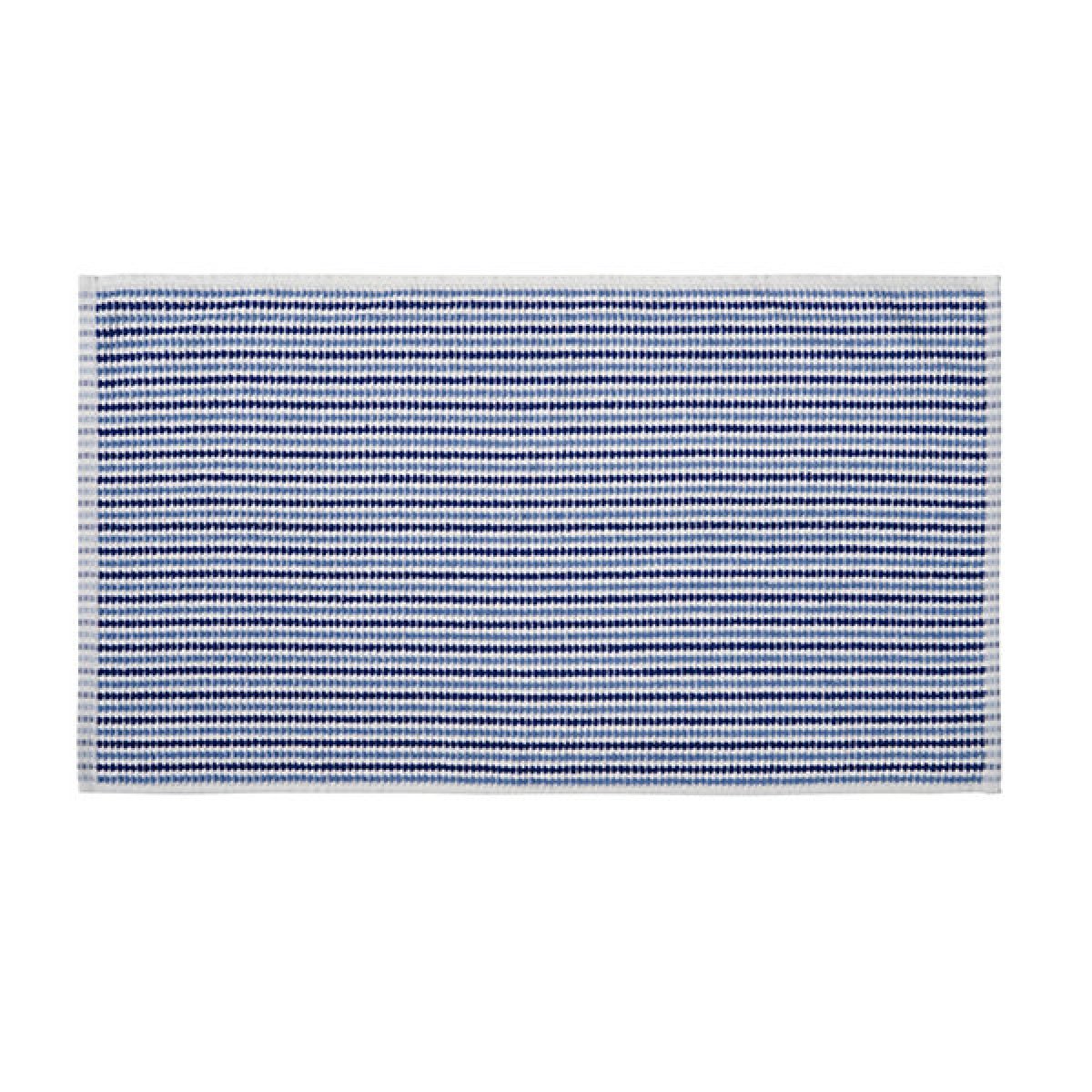 Catherine Lansfield Rice Weave Stripe Cotton 50 x 90cm Hand Towel Blue - TOWELS FACECLOTHS - Beattys of Loughrea
