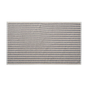Catherine Lansfield Rice Weave Stripe Cotton 50 x 90cm Hand Towel Grey