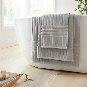 Bianca Hotel Cotton 70 x 127cm Bath Towel Silver Grey