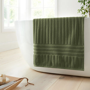 Bianca Hotel Cotton 50 x 90cm Hand Towel Olive Green