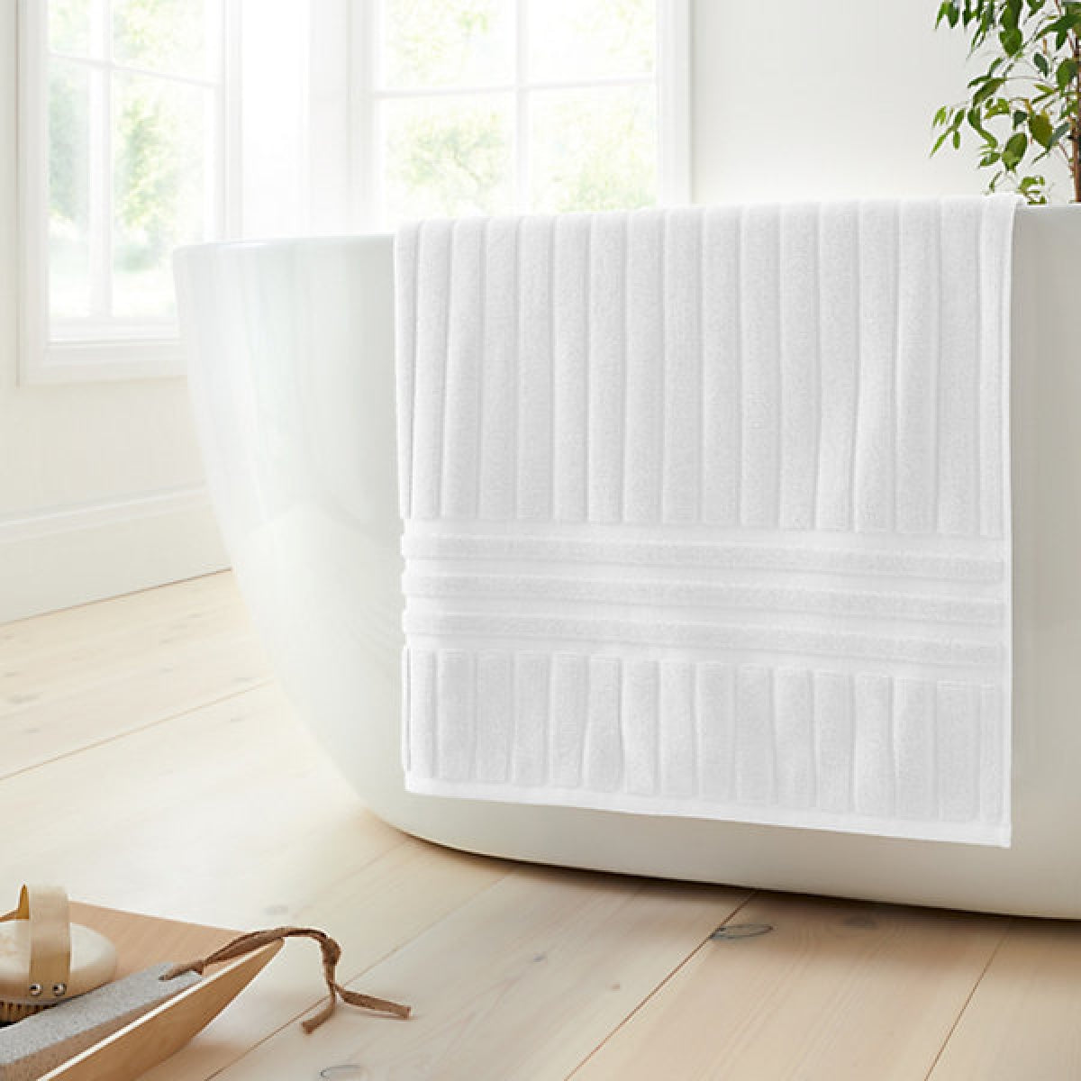 Bianca Hotel Cotton 50 x 90cm Hand Towel White