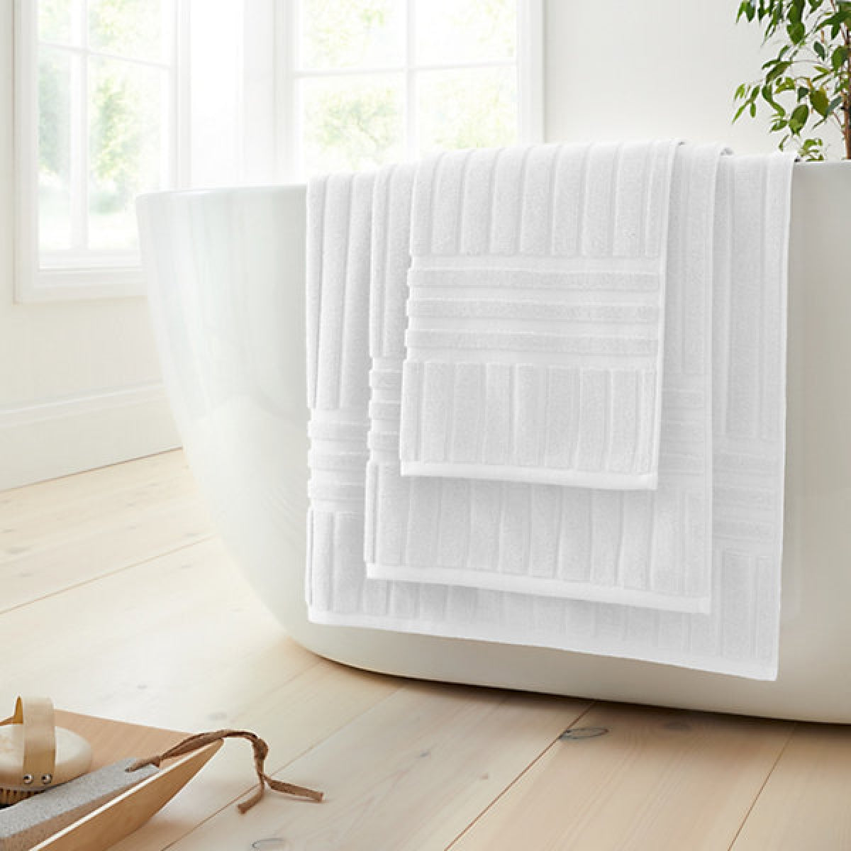 Bianca Hotel Cotton 50 x 90cm Hand Towel White