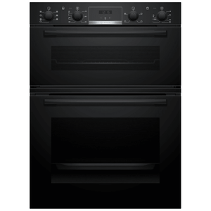 Bosch Series 4 MBA533BB3B Electric Double Oven – Black - ELECT OVEN SINGLE & DBLE BUILT IN - Beattys of Loughrea