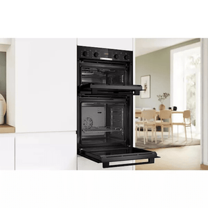 Bosch Series 4 MBA533BB3B Electric Double Oven – Black - ELECT OVEN SINGLE & DBLE BUILT IN - Beattys of Loughrea