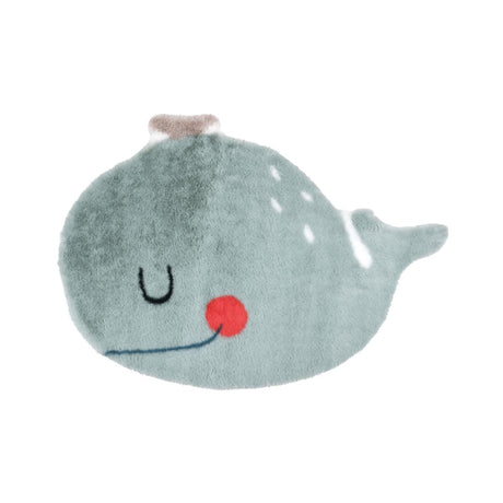 STOF Moby Whale Rug, Blue, 60x85cm - FLOOR/FIRESIDE RUGS - Beattys of Loughrea