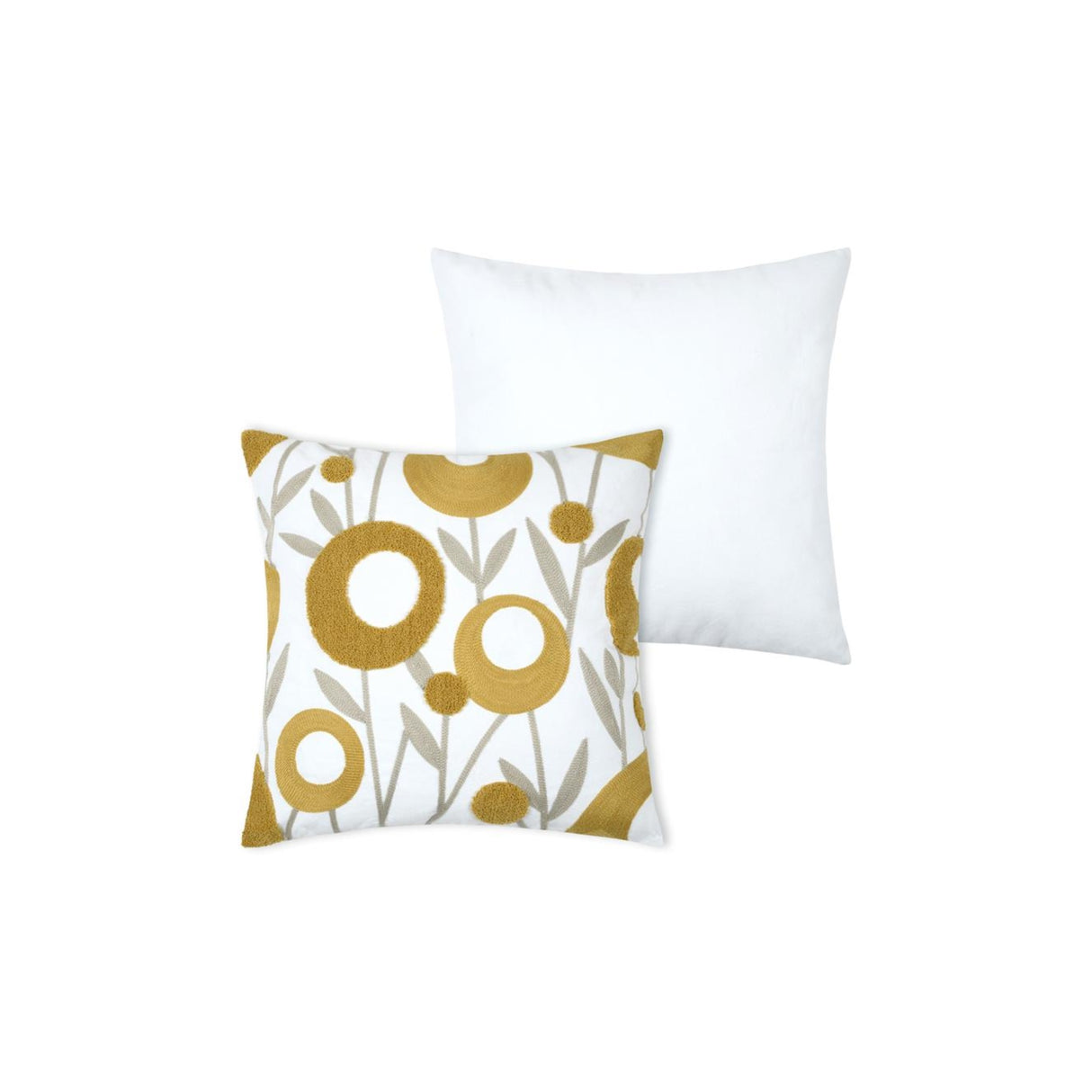 STOF Camille Cushion, Mustard, 45x45cm - CUSHIONS/COVERS - Beattys of Loughrea