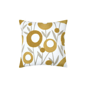 STOF Camille Cushion, Mustard, 45x45cm - CUSHIONS/COVERS - Beattys of Loughrea