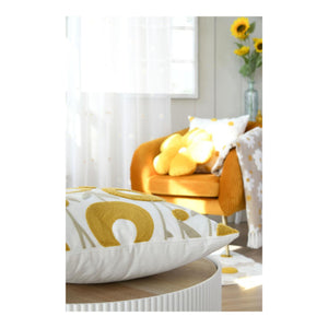 STOF Camille Cushion, Mustard, 45x45cm - CUSHIONS/COVERS - Beattys of Loughrea