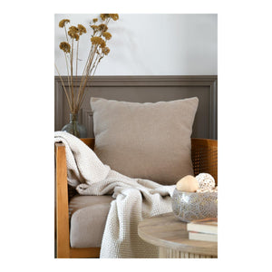 STOF Monaco Canvas Cushion, Natural, 40x40cm - CUSHIONS/COVERS - Beattys of Loughrea