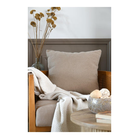 STOF Monaco Canvas Cushion, Natural, 40x40cm