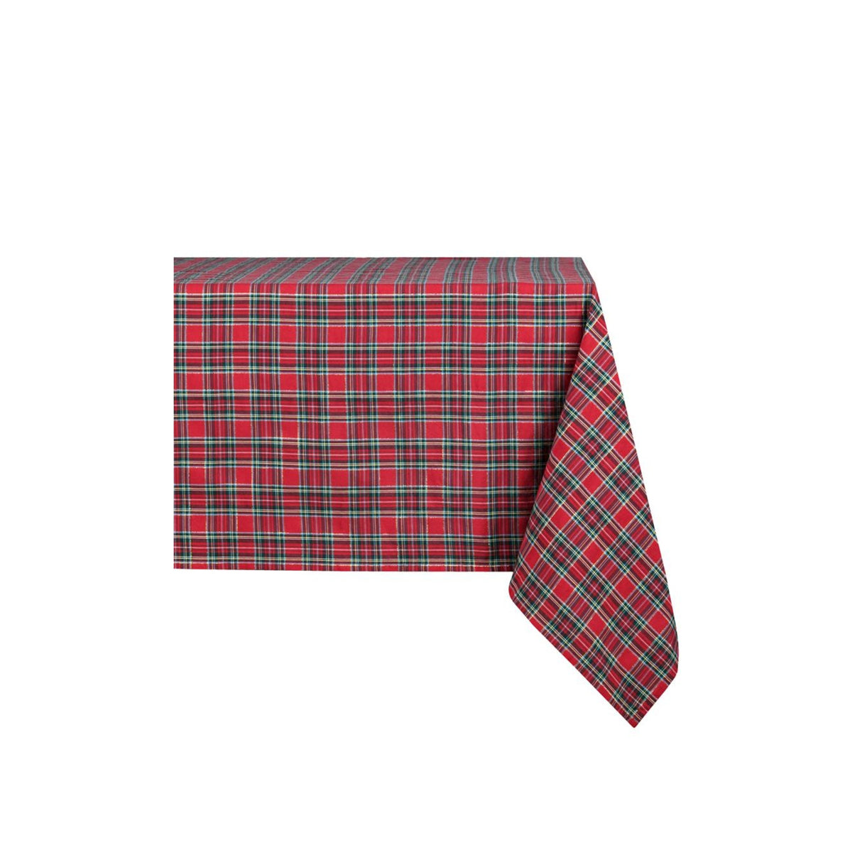 Clark Tartan Christmas Tablecloth, Multicolour, 140x300cm - TABLECLOTHS/RUNNERS - Beattys of Loughrea