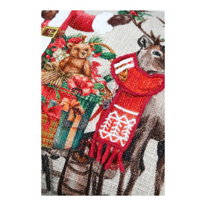 Santa Christmas Cushion, 45x45cm - CUSHIONS/COVERS - Beattys of Loughrea