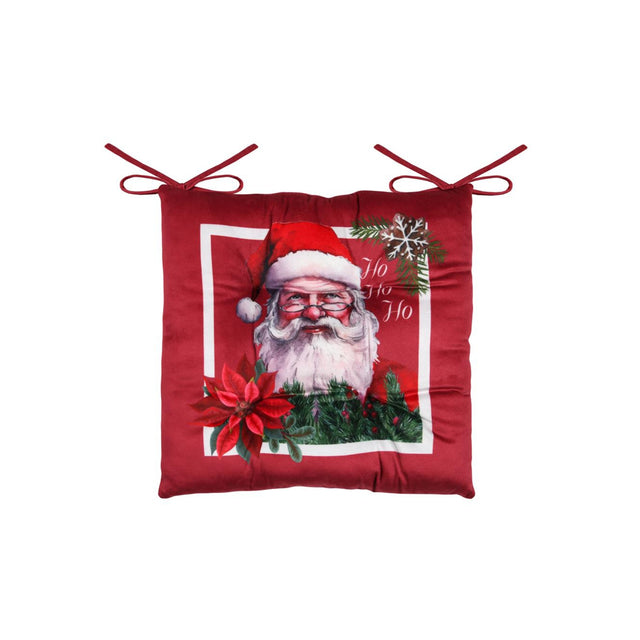 STOF Santa Chair Pad, Burgundy, 38x38cm - CUSHIONS/COVERS - Beattys of Loughrea