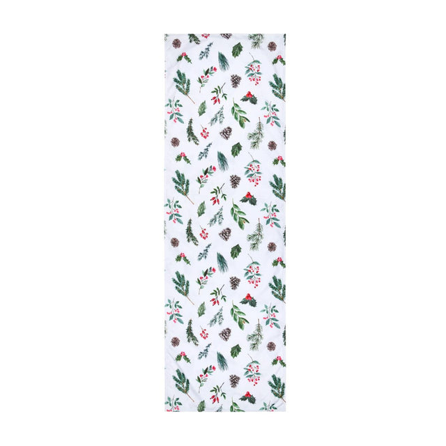 STOF Christmas Table Runner, Green, 50x150cm - TABLECLOTHS/RUNNERS - Beattys of Loughrea