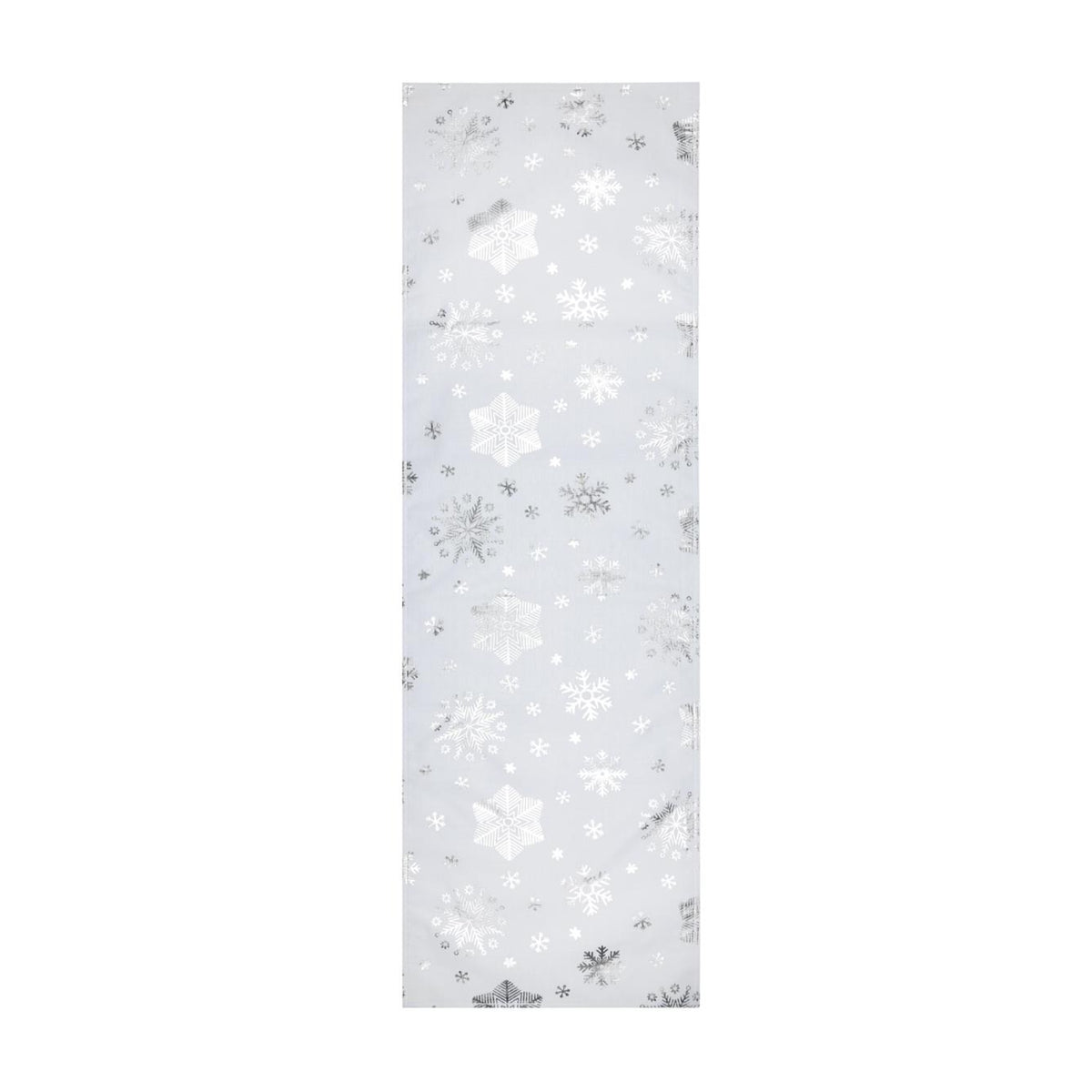 STOF Christmas Table Runner, Silver, 50x150cm - TABLECLOTHS/RUNNERS - Beattys of Loughrea