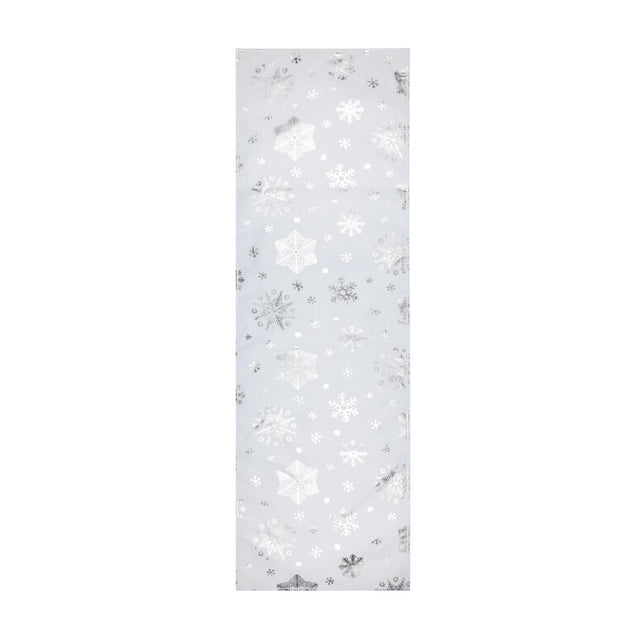 STOF Christmas Table Runner, Silver, 50x150cm - TABLECLOTHS/RUNNERS - Beattys of Loughrea