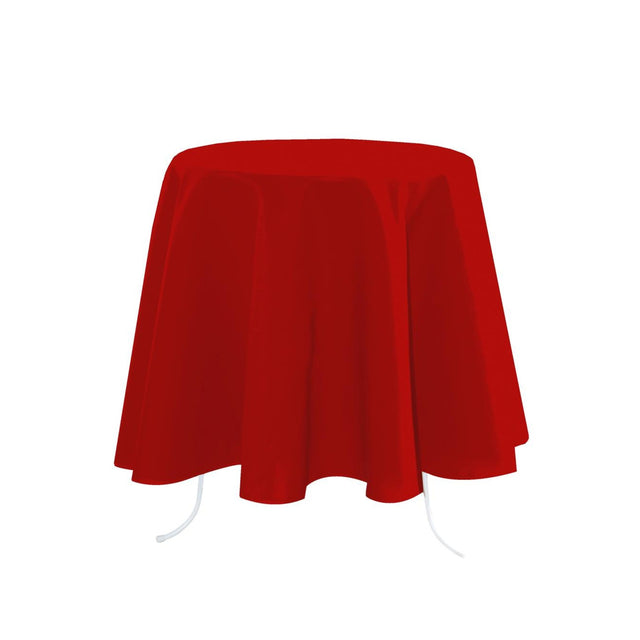 STOF Nelson Tablecloth, Red, 180cm Round - TABLECLOTHS/RUNNERS - Beattys of Loughrea