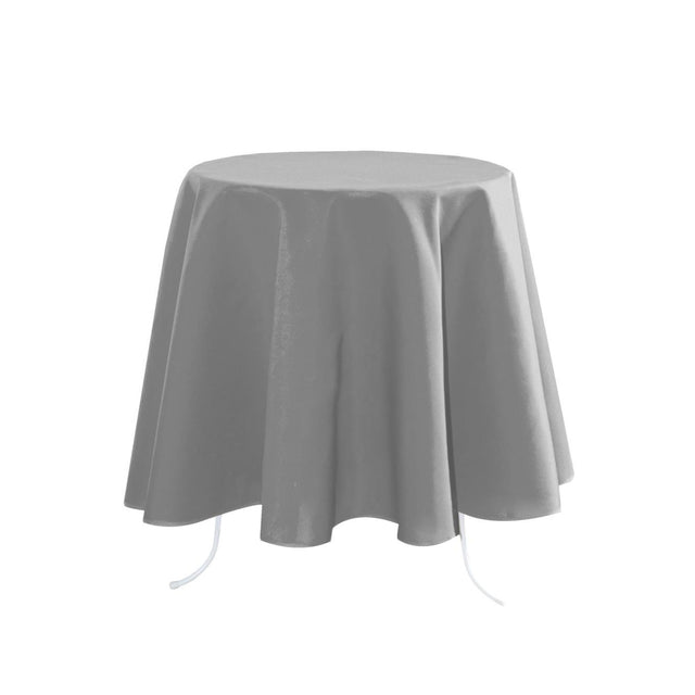 STOF Nelson Tablecloth, Grey, 180cm Round - TABLECLOTHS/RUNNERS - Beattys of Loughrea