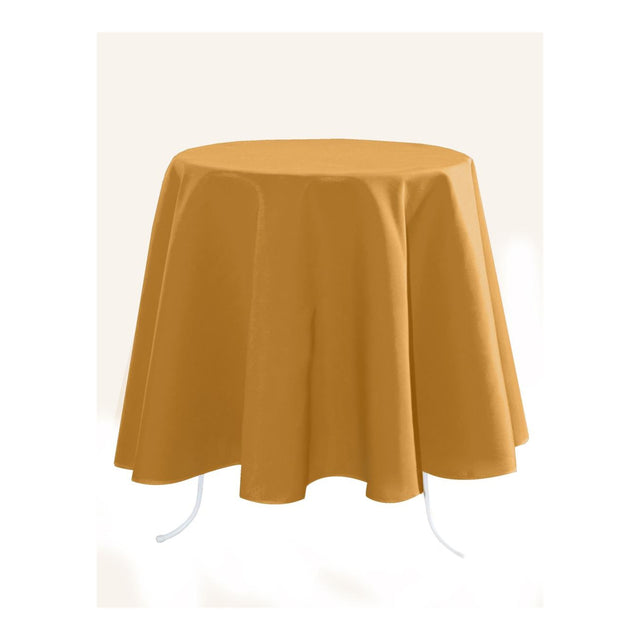 STOF Nelson Tablecloth, Curry, 180cm Round - TABLECLOTHS/RUNNERS - Beattys of Loughrea