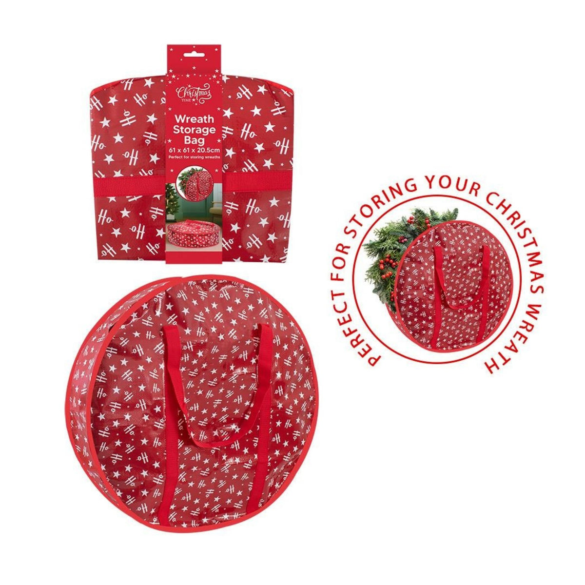 R18 CHRISTMAS WREATH STORAGE BAG XM1224