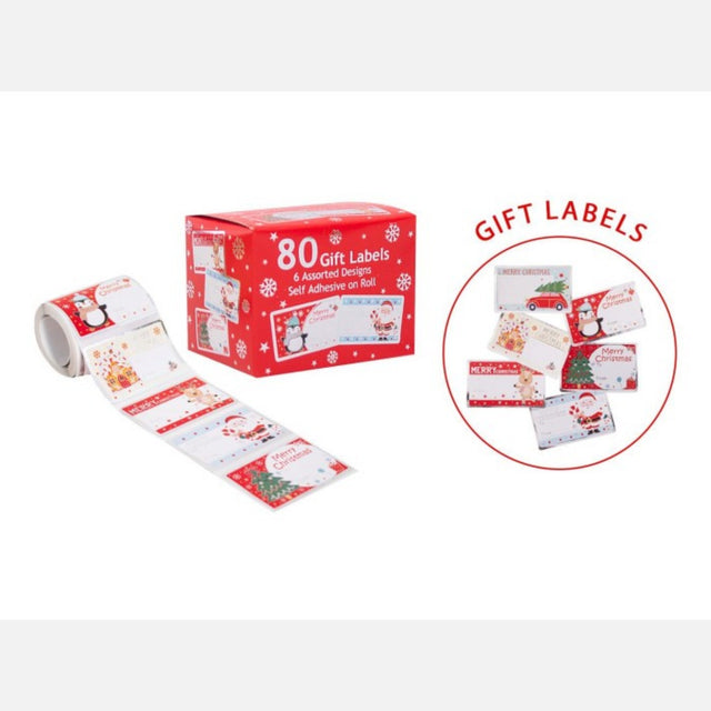R18 80 GIFT LABELS CUTE XM1231