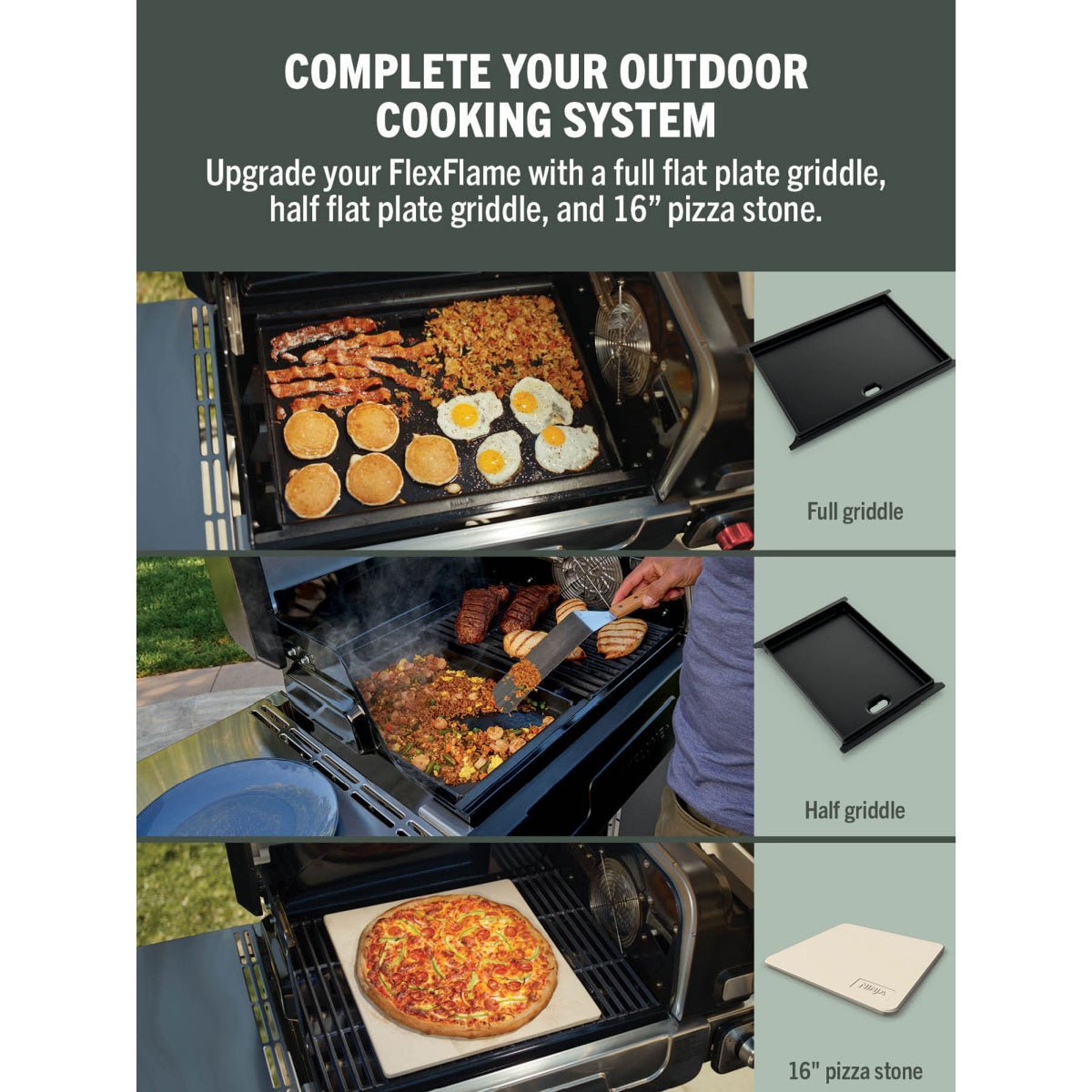 Ninja FlexFlame Outdoor Cooking System 5-in-1 Grill & Smoker | PG301UKBL - BBQ - GAS - Beattys of Loughrea