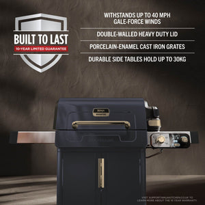 Ninja FlexFlame Outdoor Cooking System 5-in-1 Grill & Smoker | PG301UKBL - BBQ - GAS - Beattys of Loughrea
